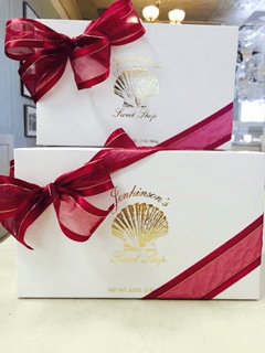 Jenkinson's Sweet Shop assorted chocolate box, 1 or 2 pounds.