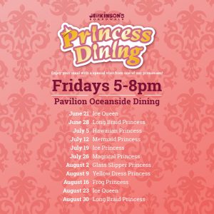 princess dining at jenkinsons boardwalk at pavilion oceanside dining