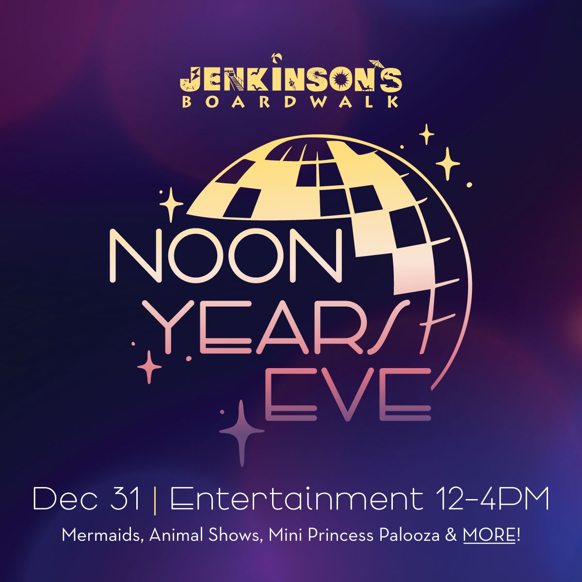 noon years eve at jenkinsons boardwalk december 31st 12-4pm