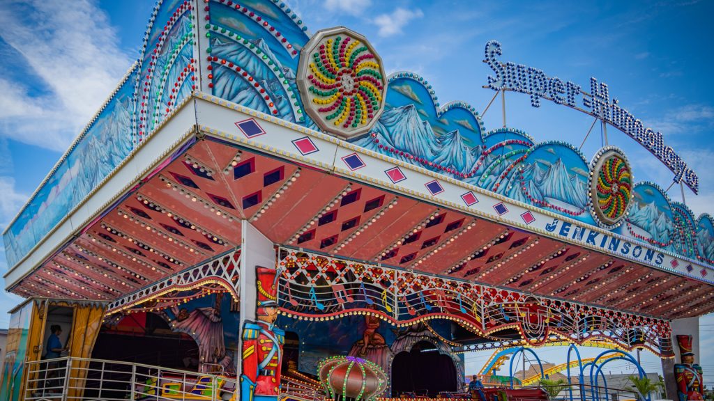 Super Himalaya ride at Jenkinson's Boardwalk.