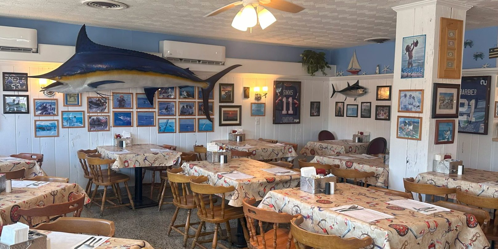 The inside of Perks Cafe restaurant in Point Pleasant Beach New Jersey